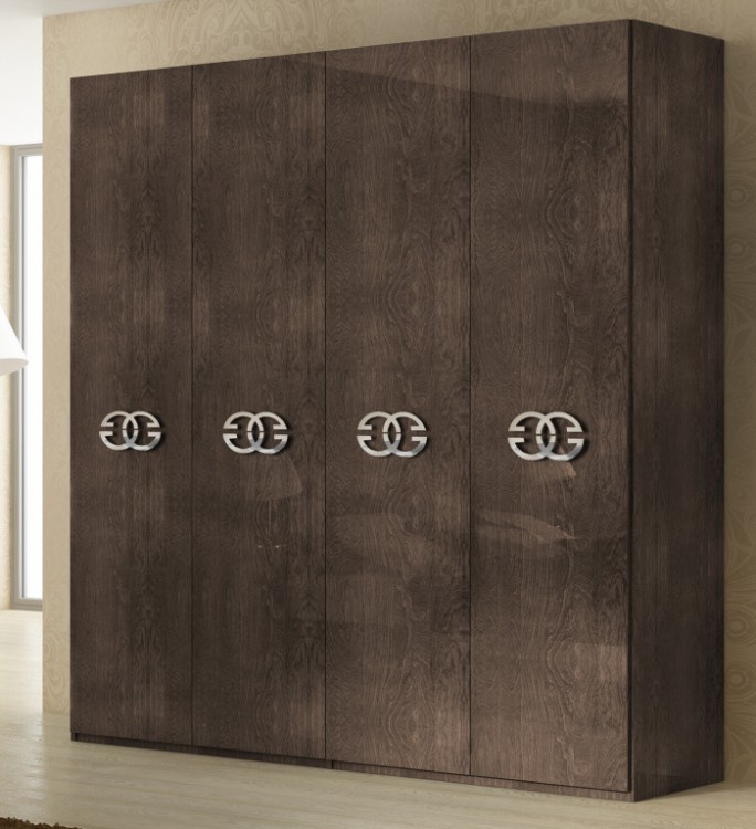 Шкаф 4 двери (спальня PRESTIGE)арт. PRBUMAR04