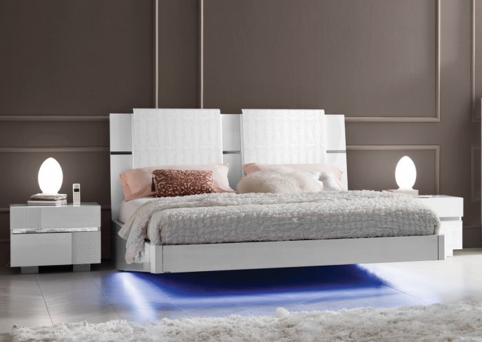Кровать 180x203 (Спальня CAPRICE White) арт. CABWHLT05